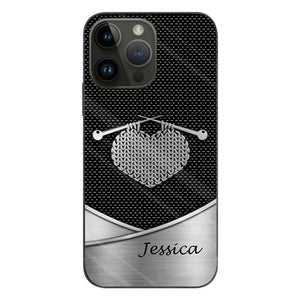 Love Knitting - Personalized Knitting Phone Case