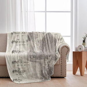 First Dance Song Lyrics - Personalized Husband And Wife Blanket