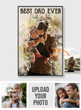 Best Dad Ever - Personalized Father Canvas And Poster