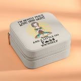 I’m Mostly Peace Love And Light - Personalized Yoga Jewelry Box