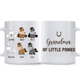Daddy's Little Ponies - Horse gift for dad,grandpa, husband, him - Personalized Mug