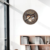 Time Spent With Cats Dogs Is Never Wasted - Personalized Cat Wall Clock