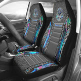Triple Moon Pentacle - Personalized Witch Seat Covers
