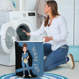 The Nurse Life - Nurse gift for mom, her, wife, girlfriend, friend - Personalized Storage Basket
