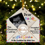 I’ll Be Cuddled Up With You - Personalized Pregnancy Ornament