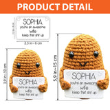 Positive Potato - Personalized Couple Hand Knitted Figurine