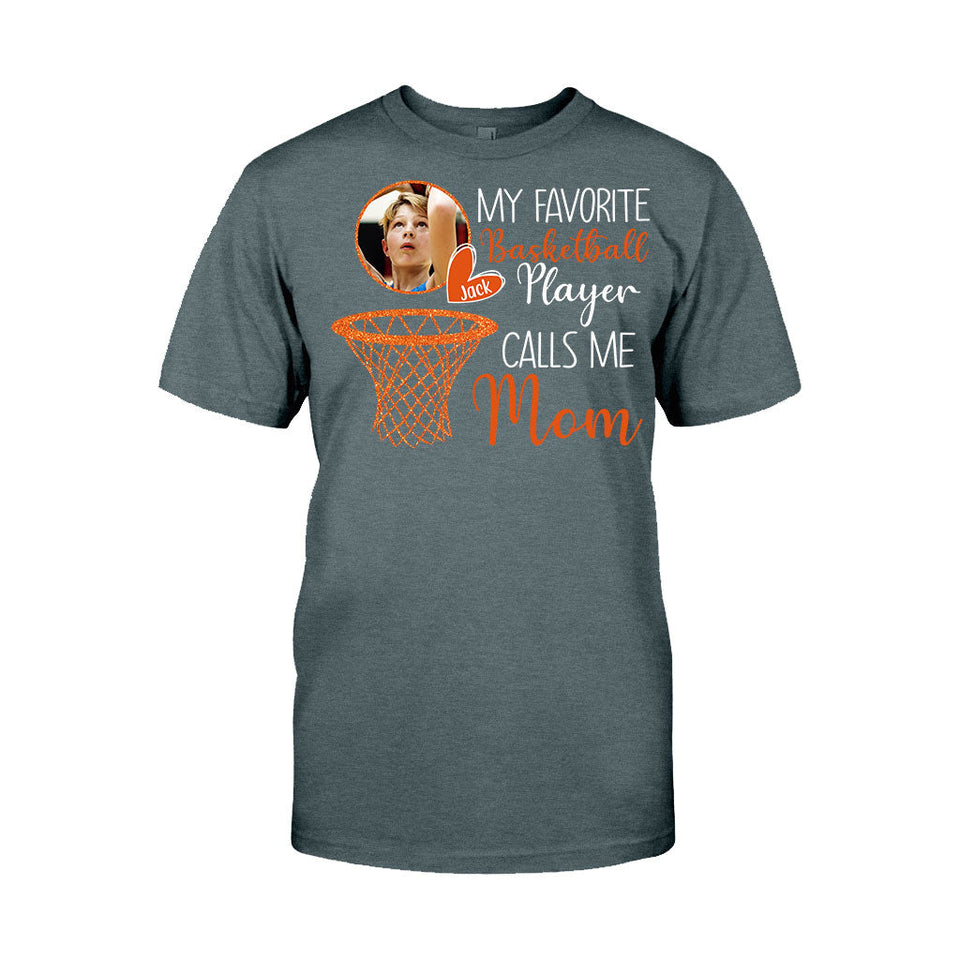 My Basketball Player Calls Me Mom Grandma - Personalized Basketball T-shirt And Hoodie