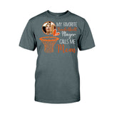 My Basketball Player Calls Me Mom Grandma - Personalized Basketball T-shirt And Hoodie