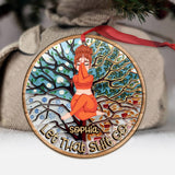 Let That Shit Go - Personalized Yoga Ornament
