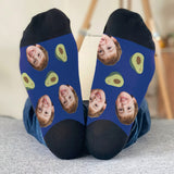 Funny Icon Pattern - Personalized grandson Socks