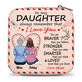 To My Daughter - Personalized Mother Jewelry Box