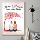 Forever Linked Together - Gift for mom, daughter, son - Personalized Canvas And Poster