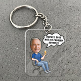 Not My Problem Anymore - Personalized Retired Keychain