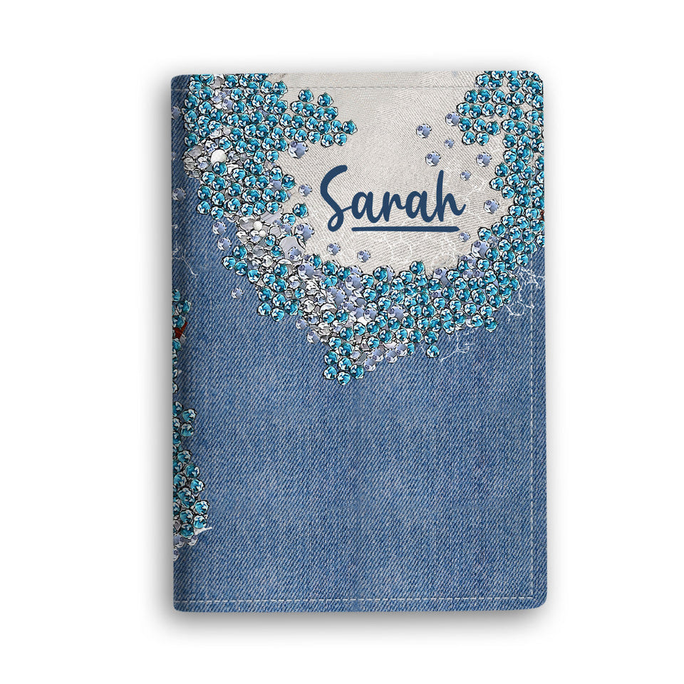 Turtle Bling - Personalized Turtle Passport Holder