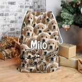 Cute Faces Christmas Special Delivery - Personalized Family Christmas Tote Bag