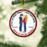 You Are My Favorite - Personalized Couple Ornament