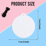 Because The Kitty Farted - Personalized Cat Circle Air Freshener