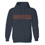 Custom Name - Personalized Aunt Embroidered Hoodie
