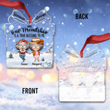 Together And Always - Gift for friend - Personalized Transparent Ornament
