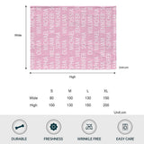 Custom Name Pattern - Personalized Family Blanket