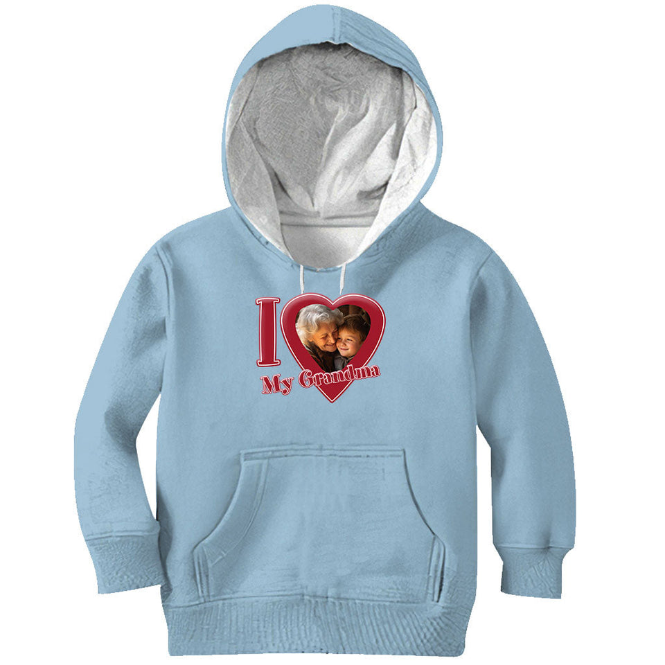 I Love My Grandma/ Nana/ Mommy.... - Personalized Grandma T-shirt And Hoodie
