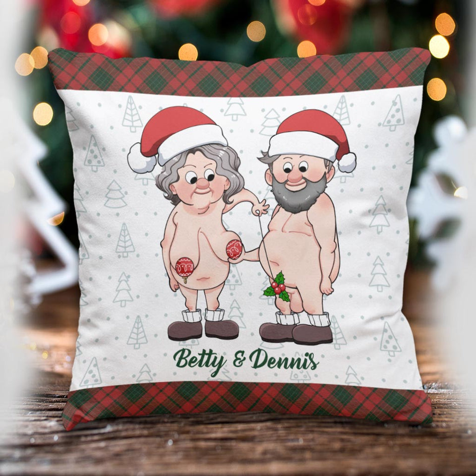 I’m Growing Old With You - gift for boyfriend, girlfriend - Personalized Throw Pillow