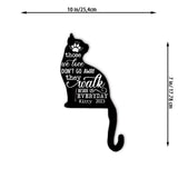 Those We Love Don't Go Away - Gift for cat lovers, who lost cat - Personalized Door Frame Decoration