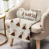 Grandma's Little Cuties - Gift for grandma, mom, dad, grandpa - Personalized Blanket