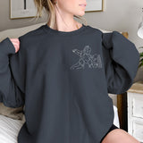 Custom Line Art - Personalized Family Embroidered Sweater