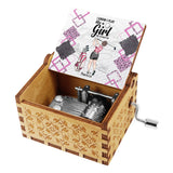 Golf Instruction - Golf gift for her, girlfriend, wife, daughter - Personalized Hand Crank Music Box