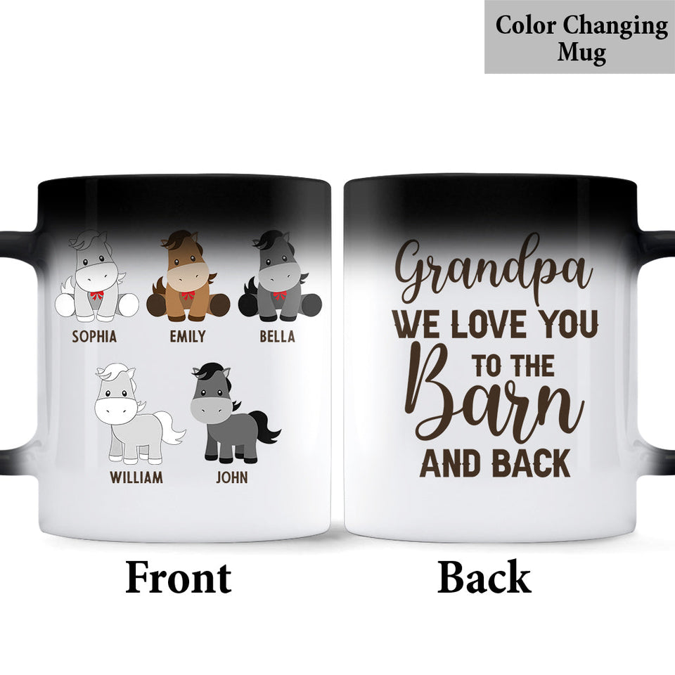Daddy's Little Ponies - Horse gift for dad,grandpa, husband, him - Personalized Mug
