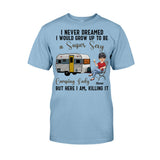 Camping Lady - Personalized Camping T-shirt & Hoodie