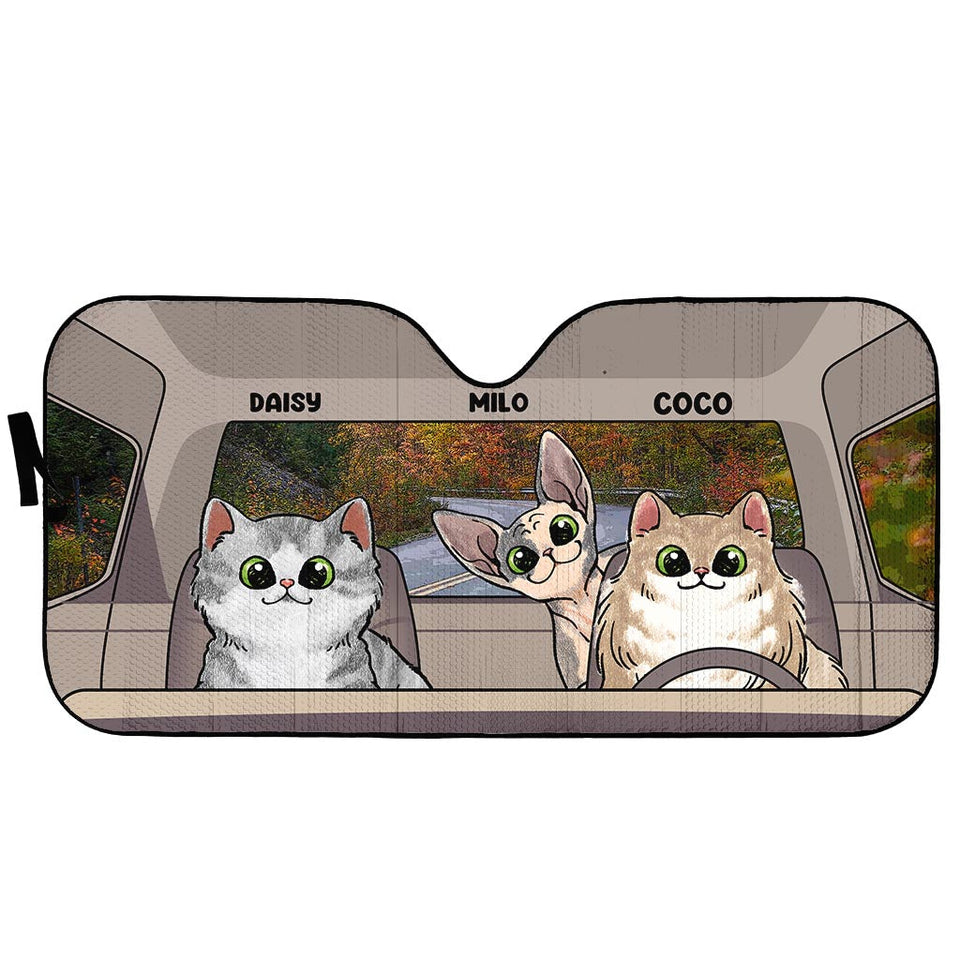 Lovely Paws - Personalized Dog Car Sunshade
