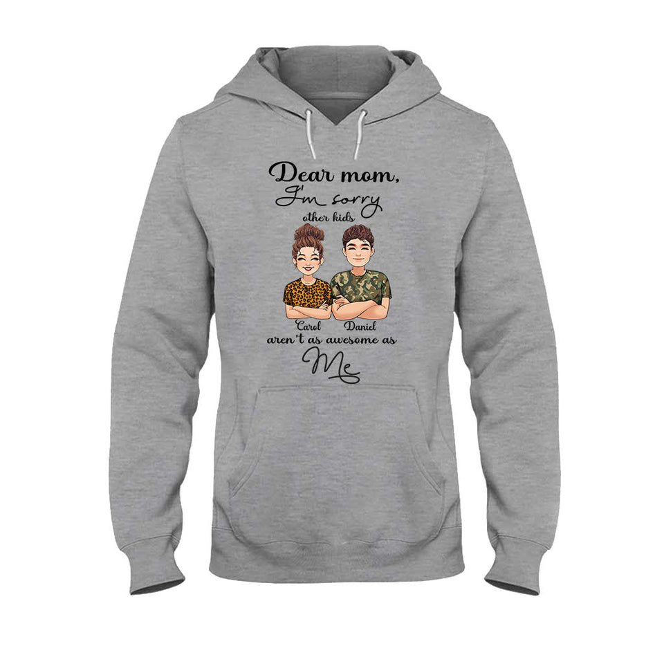 Dear Mom - Personalized Mother T-shirt And Hoodie