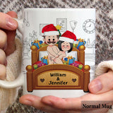 Let's Be Naughty - Personalized Couple Mug