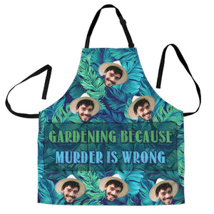And Into The Garden - Gardening gift for mom, dad, grandma, him, her, wife, husband, girlfriend, boyfriend - Personalized Apron
