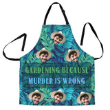 And Into The Garden - Gardening gift for mom, dad, grandma, him, her, wife, husband, girlfriend, boyfriend - Personalized Apron