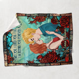 I Met You. I Liked You. I Love You. I'm Keeping You. Forever Yours - gift for husband, wife, boyfriend, girlfriend - Personalized Blanket