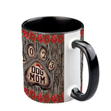 Dog Mom - Personalized Dog Accent Mug
