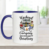 Weekend Forecast - Personalized Camping Accent Mug