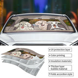 Lovely Paws - Personalized Dog Car Sunshade