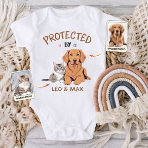 Custom Cartoonized Pet Photo - Gift for Newborn - Personalized Baby Onesie