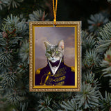 Custom Royal Portrait Renaissance Style - Personalized Dog Ornament