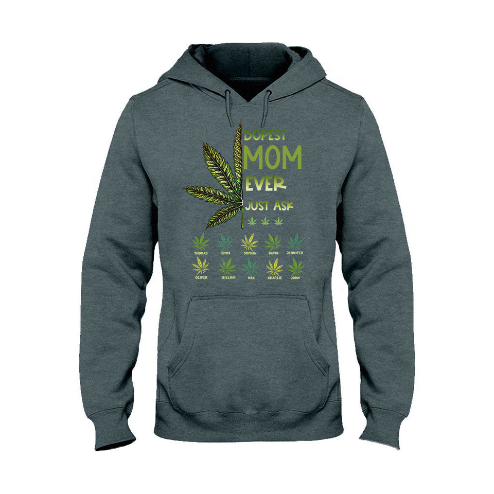 Dopest Dad Ever - Gift for dad, grandma, grandpa, mom, uncle, aunt, brother, sister - Personalized T-shirt And Hoodie