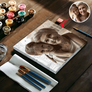 Custom Photo - Personalized Family Paint By Numbers Kit