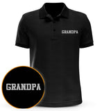 Custom Name - Personalized Grandpa Embroidered Polo Shirt