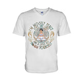 I'm Mostly Peace - Personalized Yoga T-shirt And Hoodie