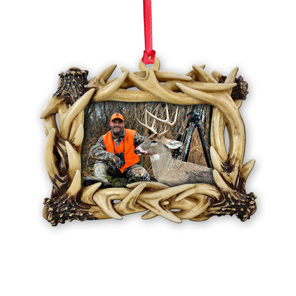 Love Hunting - Personalized Hunting Transparent Ornament