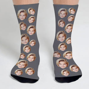 Custom Face - Personalized granddaughter Socks