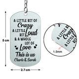 I'm Yours - Couple gift for husband, boyfriend, wife, girlfriend - Personalized Stainless Steel Keychain